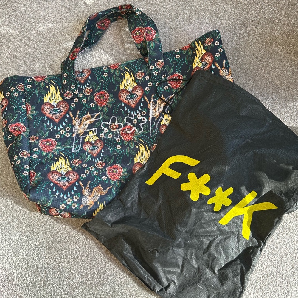 F**K Weekender Bag Carryon - Picture 2 of 7